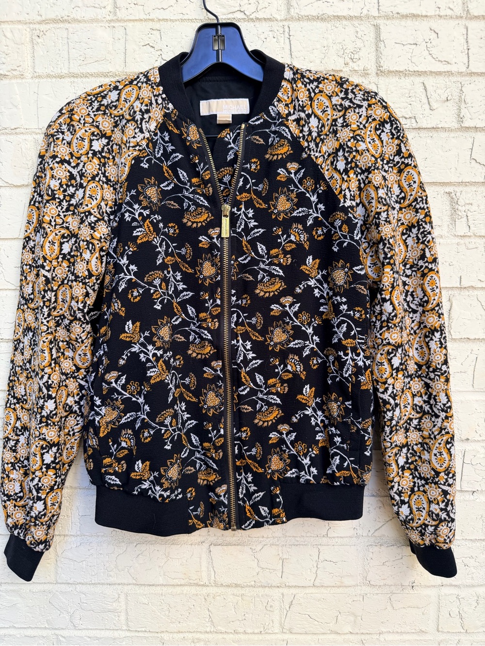 MICHAEL MICHAEL KORS FLORAL BOMBER — XXS